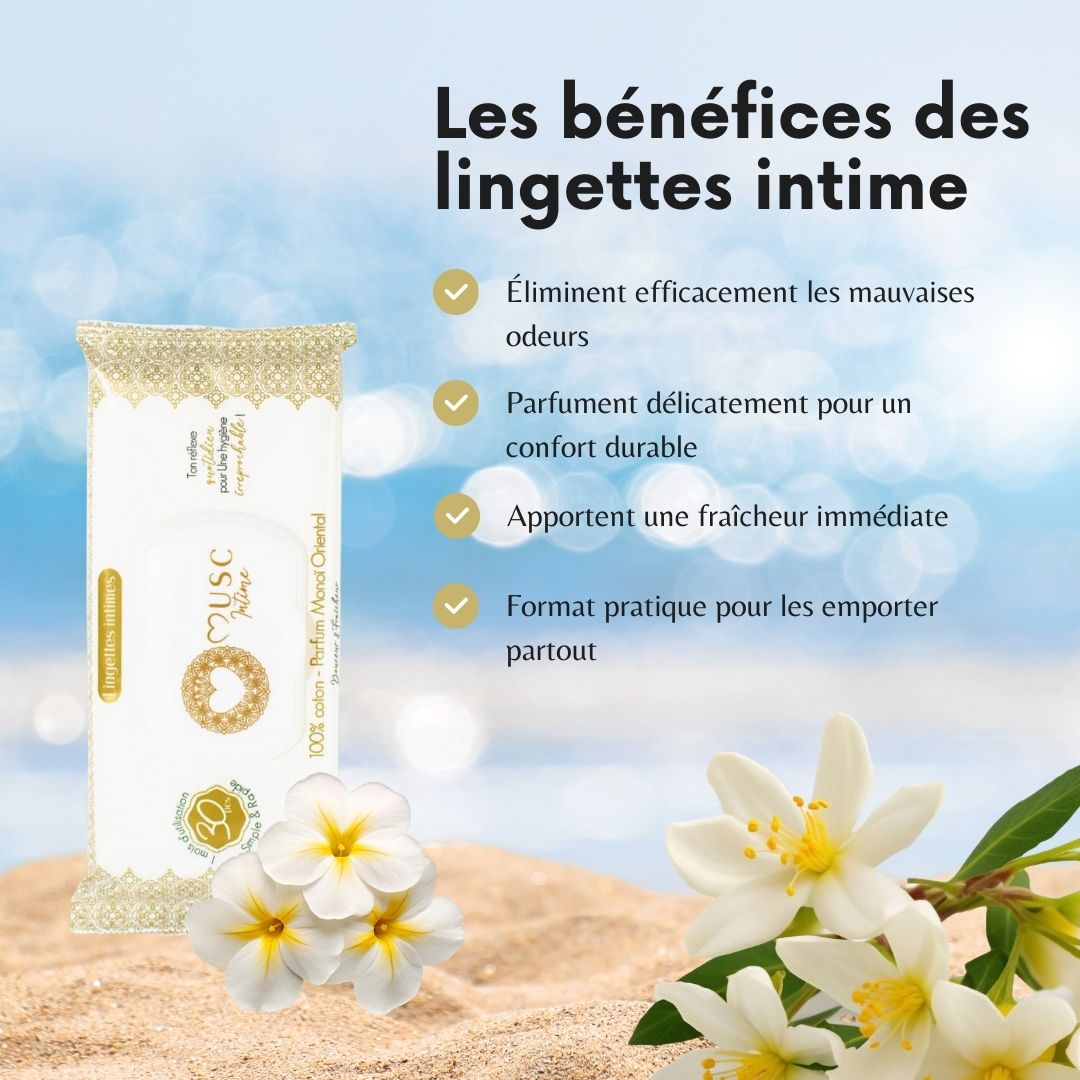 Lingettes Intimes Monoï Oriental