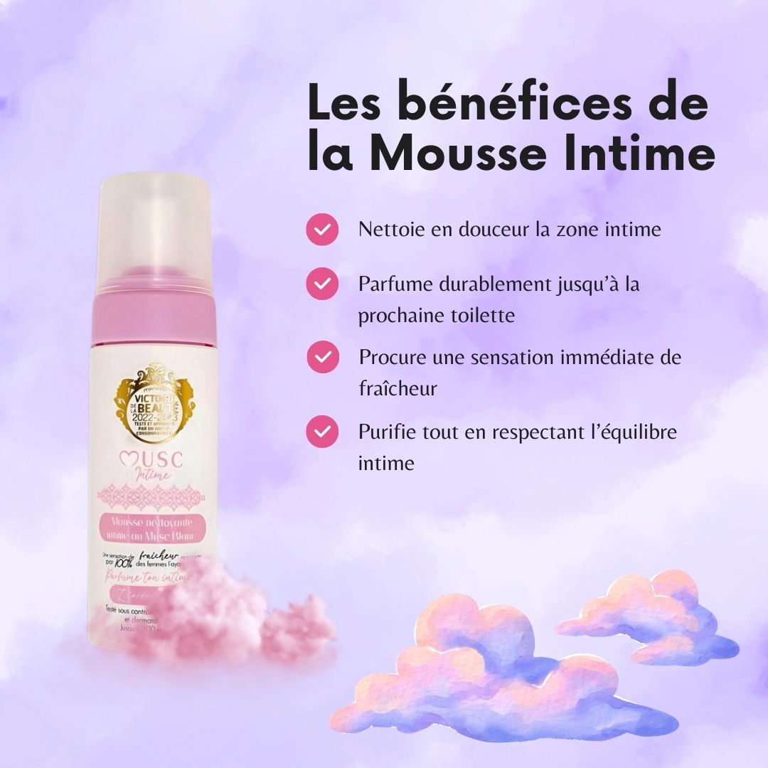 Mousse Intime Musc Blanc