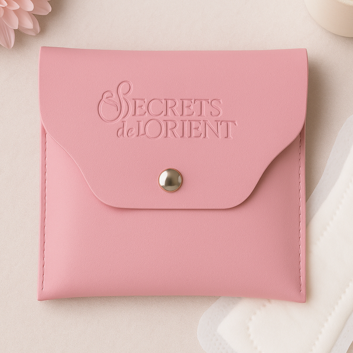 Sac à fermeture éclair Serviettes hygiéniques Femme Sacs à maquillage Emballage de serviettes - Chine Tapis de serviette sanitaire et coussin sanitaire prix