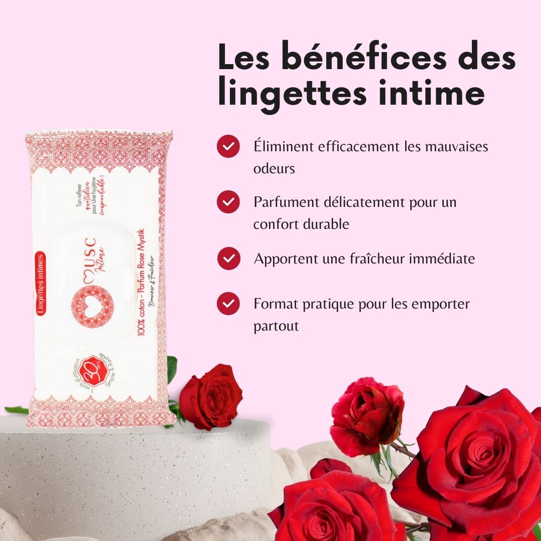 Lingettes Intimes Rose Mystik