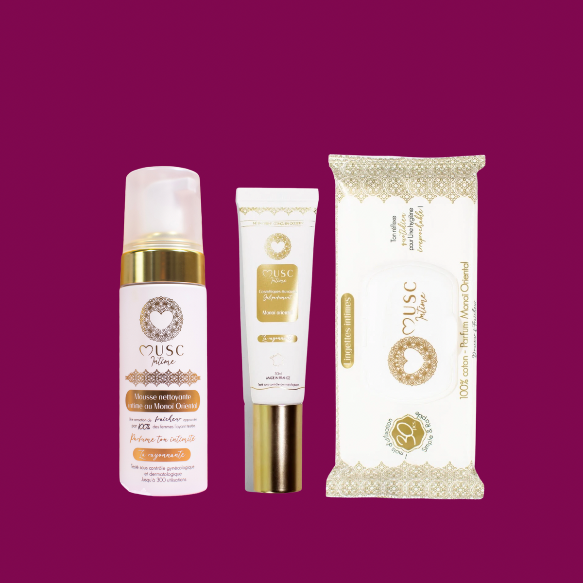 TRIO SOLAIRE MONOÏ ORIENTAL