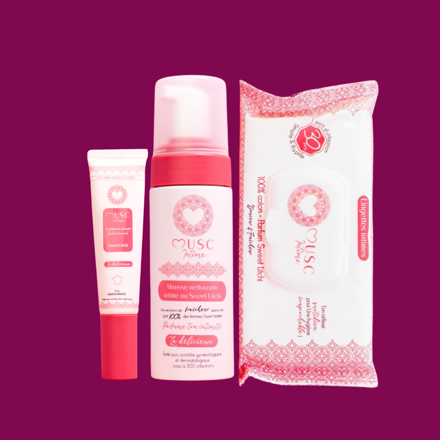 TRIO LA DÉLICIEUSE SWEET LITCHI