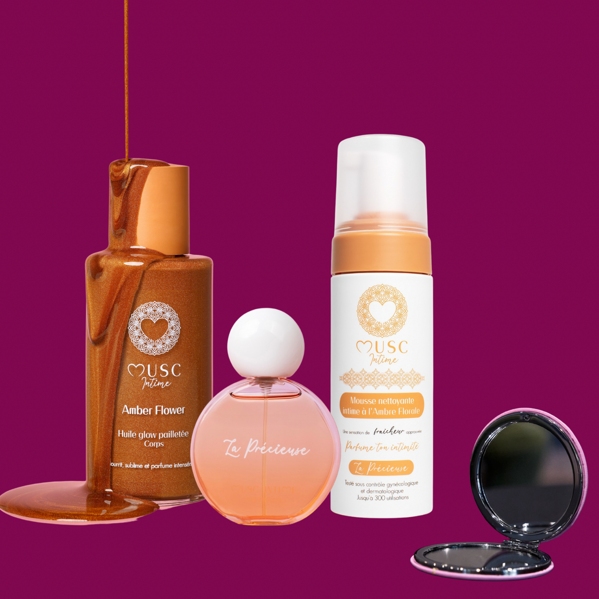 TRIO PRESTIGE AMBER FLOWER