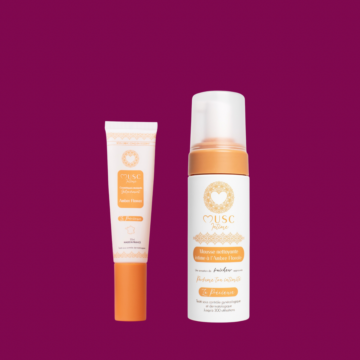 DUO INTENSE AMBER FLOWER