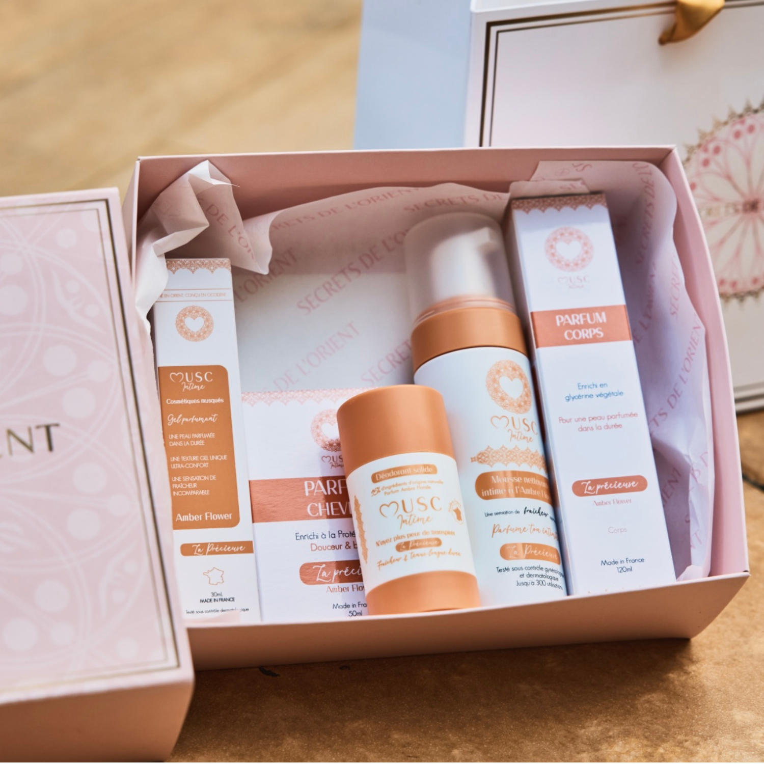 Collection Amber Flower - La Précieuse