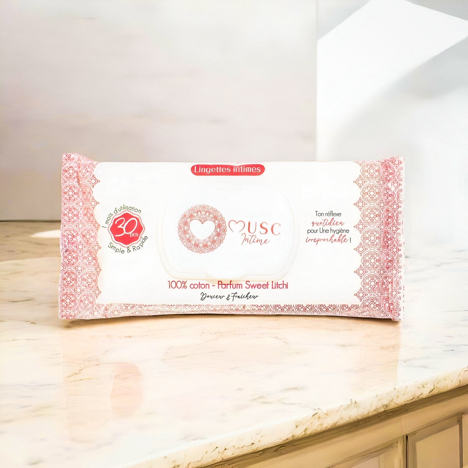 Lingettes Intimes Sweet Litchi - Secrets de l'OrientLingettes Intimes Sweet Litchi